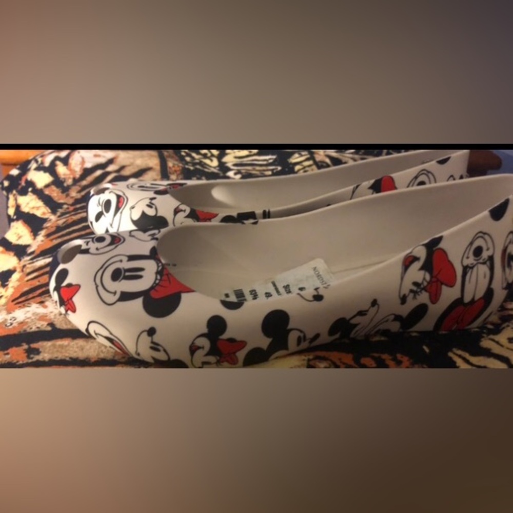 Melissa Minnie Mouse Ballet Disney Flats Size 5 - Picture 5 of 10